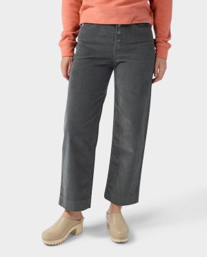 Women’s Rivet Wide Leg Cord