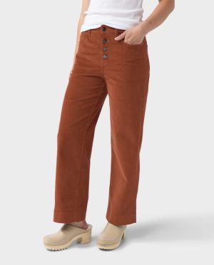 Women’s Rivet Wide Leg Cord