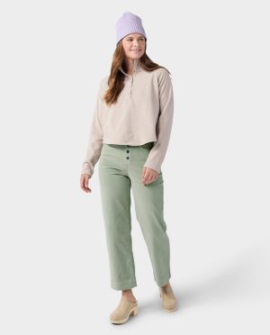 Women’s Rivet Wide Leg Cord