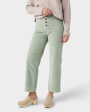 Women’s Rivet Wide Leg Cord