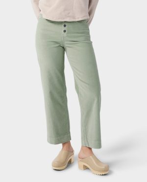 Women’s Rivet Wide Leg Cord