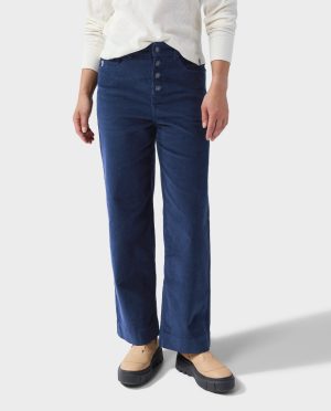 Women’s Rivet Wide Leg Cord