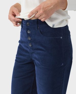 Women’s Rivet Wide Leg Cord