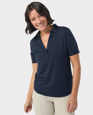 Women’s Alpin Lightweight Merino Polo SS