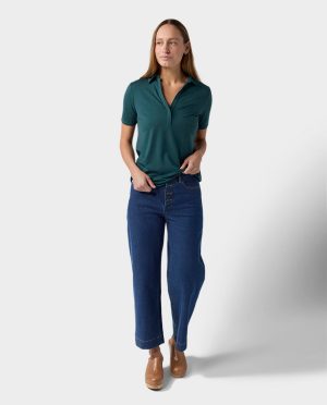 Women’s Alpin Lightweight Merino Polo SS