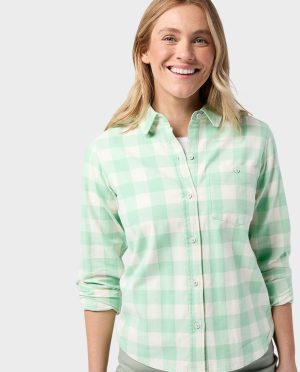 Women’s Miter Stretch Lightweight Flannel Shirt