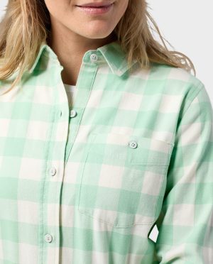Women’s Miter Stretch Lightweight Flannel Shirt
