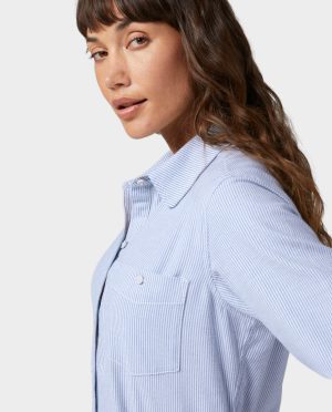 Women’s Miter Stretch Lightweight Flannel Shirt