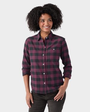 Women’s Miter Stretch Lightweight Flannel Shirt