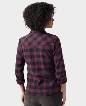 Women’s Miter Stretch Lightweight Flannel Shirt