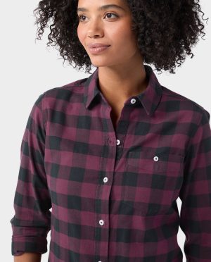 Women’s Miter Stretch Lightweight Flannel Shirt