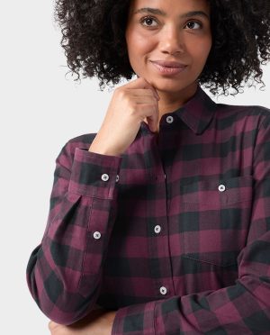 Women’s Miter Stretch Lightweight Flannel Shirt