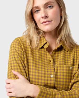 Women’s Miter Stretch Lightweight Flannel Shirt