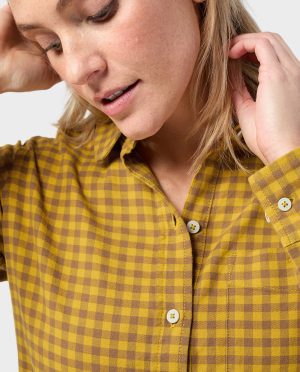 Women’s Miter Stretch Lightweight Flannel Shirt