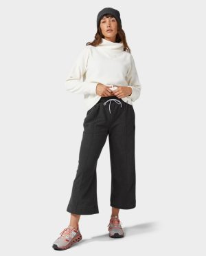 Women’s Turpin Fleece Wide Crop Pant