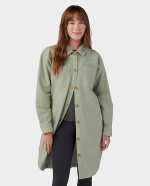 Women’s Bevel Flannel Overshirt