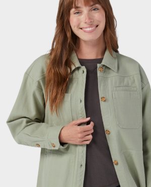 Women’s Bevel Flannel Overshirt