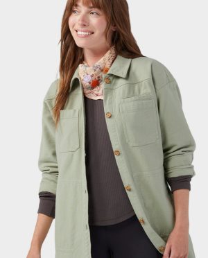 Women’s Bevel Flannel Overshirt
