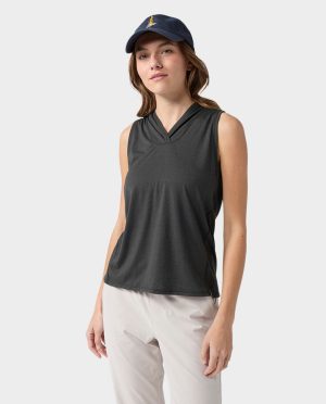 Women’s Divide Sleeveless Hoodie
