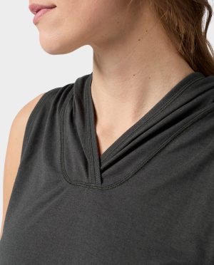 Women’s Divide Sleeveless Hoodie