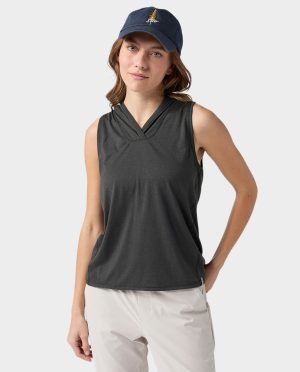 Women’s Divide Sleeveless Hoodie