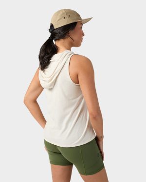 Women’s Divide Sleeveless Hoodie