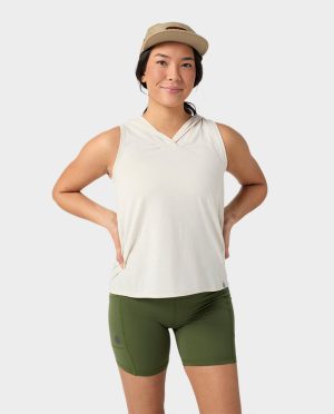 Women’s Divide Sleeveless Hoodie