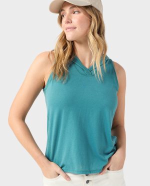 Women’s Divide Sleeveless Hoodie