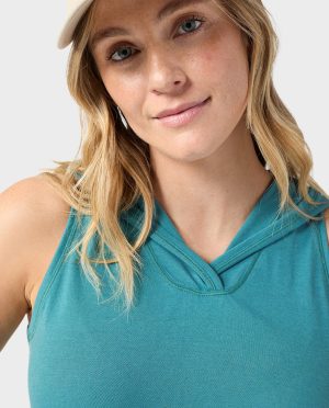Women’s Divide Sleeveless Hoodie