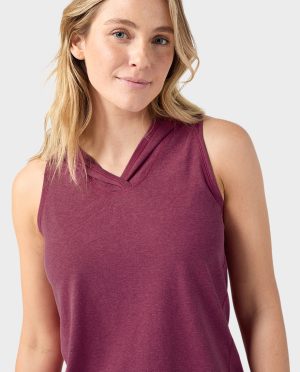 Women’s Divide Sleeveless Hoodie