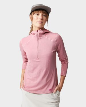 Women’s Trax Power Grid Half Zip Hoodie