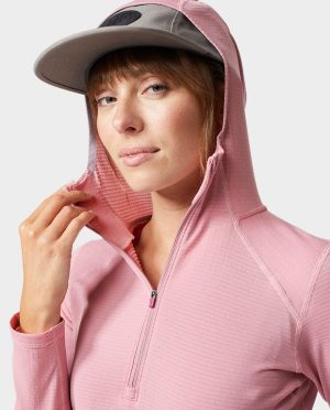 Women’s Trax Power Grid Half Zip Hoodie