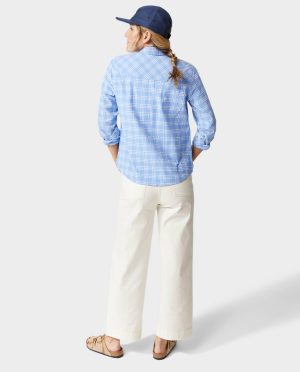 Women’s Rivet Wide Leg Canvas Pant