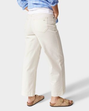 Women’s Rivet Wide Leg Canvas Pant