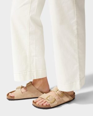 Women’s Rivet Wide Leg Canvas Pant