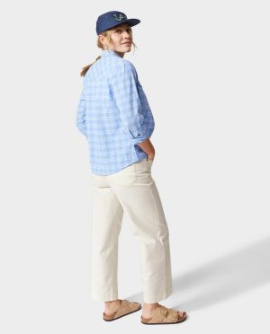 Women’s Rivet Wide Leg Canvas Pant