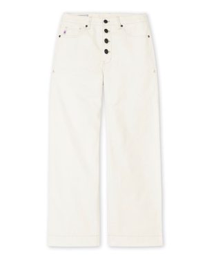 Women’s Rivet Wide Leg Canvas Pant