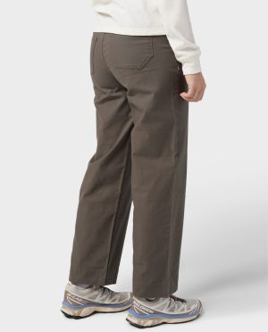 Women’s Rivet Wide Leg Canvas Pant