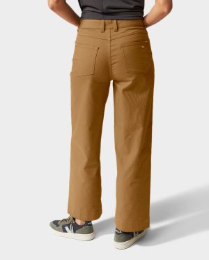 Women’s Rivet Wide Leg Canvas Pant