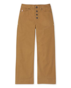 Women’s Rivet Wide Leg Canvas Pant