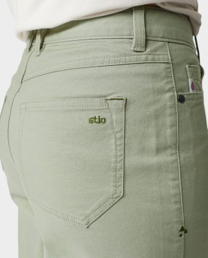 Women’s Rivet Wide Leg Canvas Pant