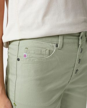 Women’s Rivet Wide Leg Canvas Pant