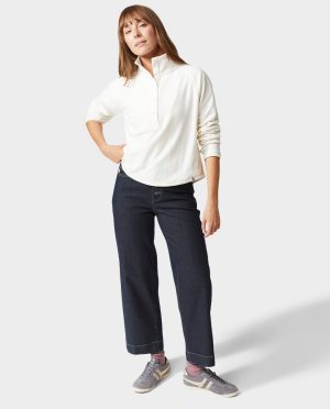 Women’s Rivet Wide Leg Jean