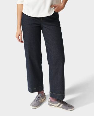 Women’s Rivet Wide Leg Jean