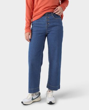 Women’s Rivet Wide Leg Jean