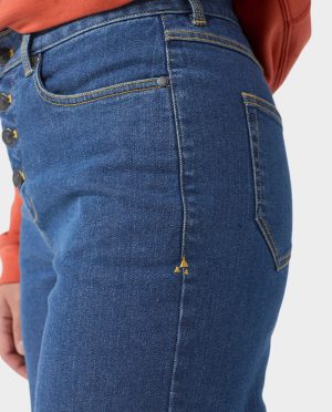 Women’s Rivet Wide Leg Jean