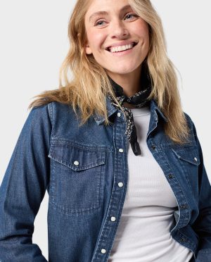 Women’s Slipstone Japanese Denim Shirt