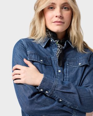 Women’s Slipstone Japanese Denim Shirt