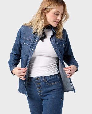Women’s Slipstone Japanese Denim Shirt
