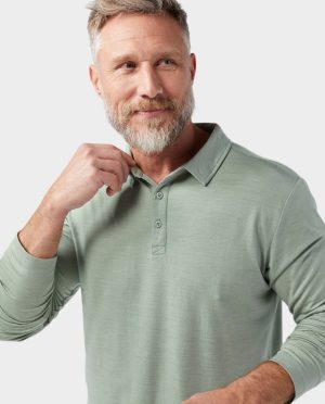 Men’s Alpin Lightweight Merino Polo LS